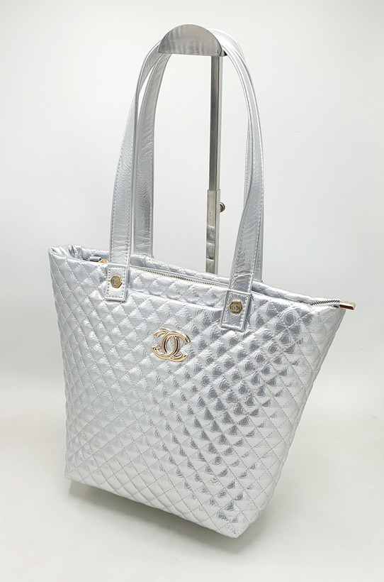 کیف دوشی زنانه کژوال نقره ای