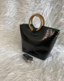 کیف زنانه دسته چوبی مدل ساحلی