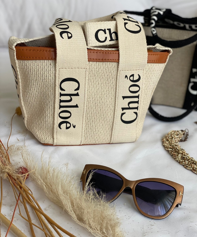 کیف زنانه کنفی طرح سبدی کلوئه Chloe