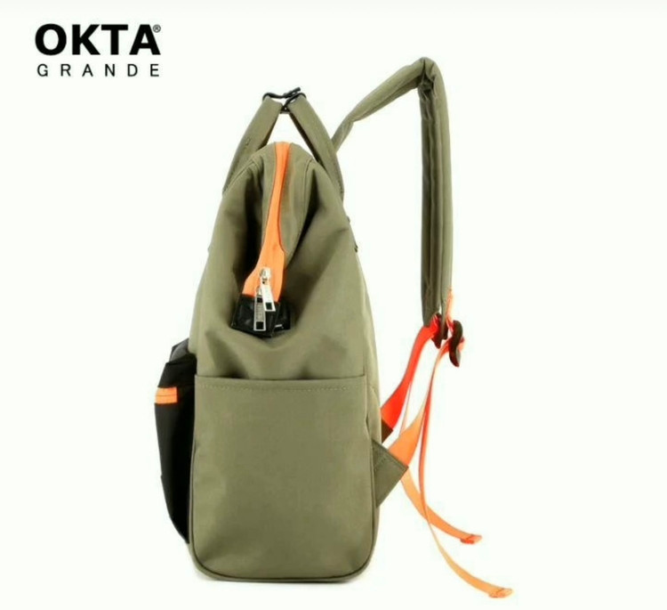 کوله پشتی مدسه ای خارجی برند اوکتا مدل 9003 نمای بغل