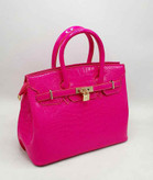 کیف دوشی زنانه مدل هرمس سرخابی