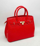 کیف دوشی زنانه مدل هرمس لاکی