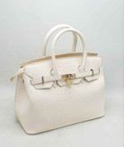 کیف دوشی زنانه مدل هرمس شیری