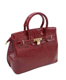 کیف دوشی زنانه مدل هرمس شرابی